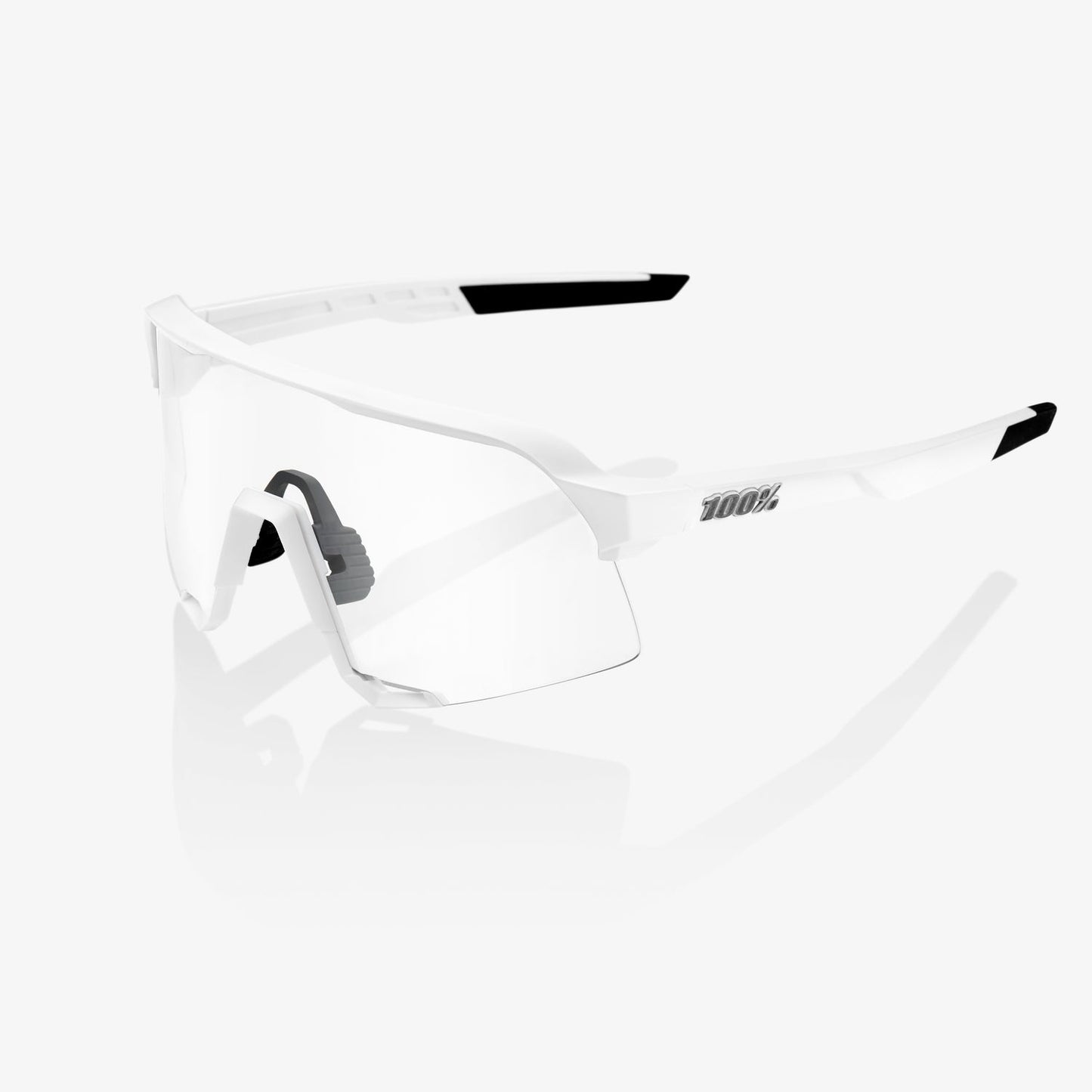 Matte White HiPER® Silver Mirror Lens + Clear Lens Included