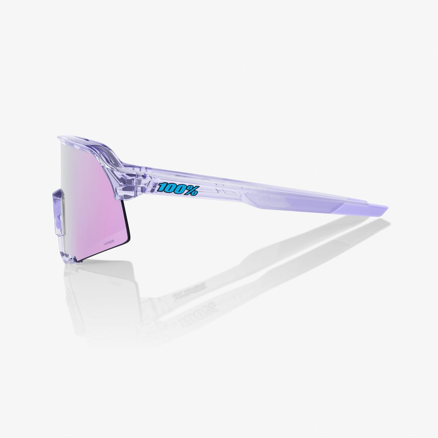 Polished Translucent Lavender HiPER® Lavender Mirror Lens